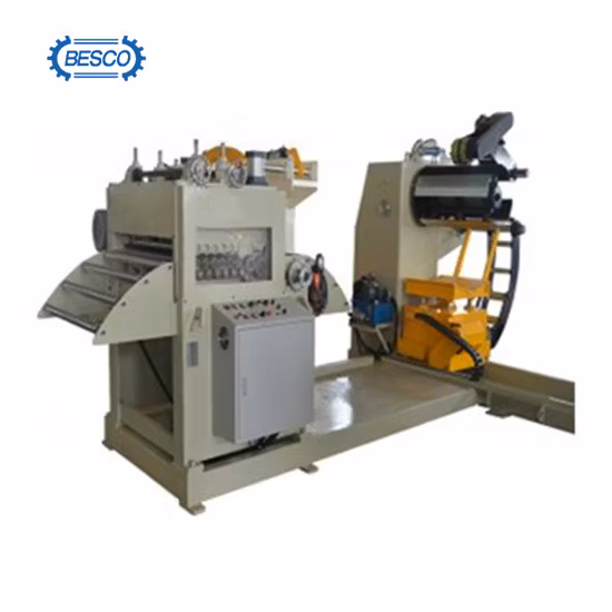 3 in 1 Nc Servo Combined Metal Coil Decoiler Straightener Feeder Machine