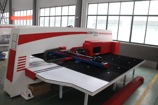 49*98 Inches Carbon Steel Plate Panel Perforating Machine Tool, CNC Servo Turret Press Punch Punching Machine