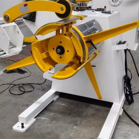 3ton Hydraulic Uncoiler/Decoiler Machine with Coil Car and Straightener Feeder for Metal Sheet Stamping Line